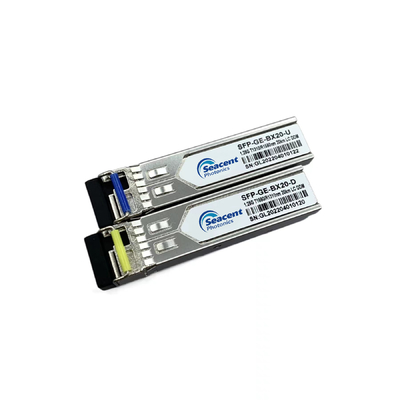 модуль 1.25Gb/s BiDi одиночное LC/SC SMF 1310nm Tx 1550nm Rx FP LD приемопередатчика 20Km SFP