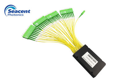 Высокий Splitter 1X32 волокна Plc стабильности 2.00mm для связанного проволокой интернета ТВ
