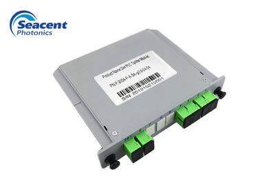 Splitter 2x4 PLC кассеты компактного дизайна 7.8dB для пассивной оптически сети